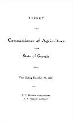 Report of the Commissioner of Agriculture of the State of Georgia, year ending December 31, 1907