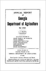 Annual report of Georgia Department of Agriculture for 1921