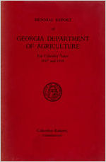 Biennial report of Georgia Department of Agriculture for calendar years 1937 and 1938