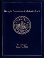 Georgia Department of Agriculture annual report fiscal year 1986