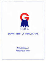 Georgia Department of Agriculture annual report fiscal year 1989