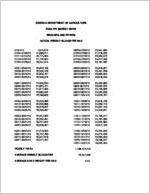 Poultry market news, broilers and fryers, actual weekly slaughter [2010]
