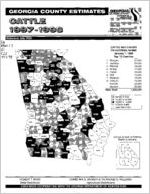 Georgia county estimates: cattle 1997-1998 [July 1998]