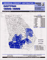 Georgia county estimates: cotton 1998-1999 [July 2000]