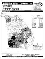 Georgia county estimates: corn 1997-1998 [May 1999]