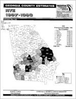 Georgia county estimates: rye 1997-1998 [May 1999]
