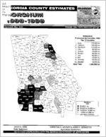 Georgia county estimates: sorghum 1998-1999 [May 2000]