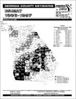 Georgia county estimates: wheat 1996-1997 [June 1998]