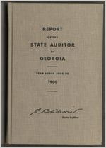 Report of the State Auditor of Georgia, year ended June 30, 1966 [June 30, 1966]