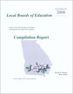 Local boards of education, report on salary and travel for the fiscal year ended June 30, 2008, volume II [Jan. 2009]