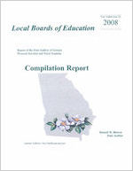 Local boards of education, report on salary and travel for the fiscal year ended June 30, 2008, volume IX [Jan. 2009]
