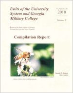 Report of the State Auditor of Georgia, year ended June 30, 2010, personal services and travel expense, units of the University System and Georgia Military College, compilation report, volume II [Jan. 2011]