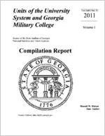 Report of the State Auditor of Georgia, year ended June 30, 2011, personal services and travel expense, units of the University System and Georgia Military College, compilation report, volume I [Jan. 2012]