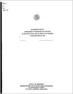 Management report, Department of Administrative Services, an organizational unit of the state of Georgia, year ended June 30, 1999