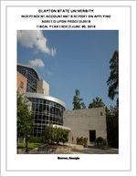 Clayton State University, Morrow, Georgia, management report for fiscal year ended June 30, 2016 [June 30, 2016]
