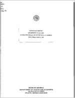 Management report, Department of Defense, an organizational unit of the state of Georgia, year ended June 30, 1999