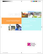 Georgia Perimeter College, Decatur, Georgia, annual financial report for the fiscal year ended June 30, 2012 including independent auditor's report