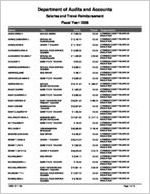 Atkinson County Board of Education, Pearson, Georgia, report on salary and travel, year ended June 30, 2008, June 30, 2008
