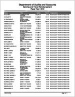 Bacon County Board of Education, Alma, Georgia, report on salary and travel, year ended June 30, 2012