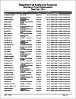 Baker County Board of Education, Newton, Georgia, report on salary and travel, year ended June 30, 2011