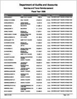 Baldwin County Board of Education, Milledgeville, Georgia, report on salary and travel for the fiscal year ended June 30, 2008