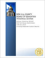 Ben Hill County Board of Education, Fitzgerald, Georgia, annual financial report on audit for the fiscal year ended June 30, 2013 (including independent auditor's reports)