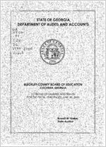 Bleckley County Board of Education, Cochran, Georgia, schedule of salaries and travel, year ended June 30, 2000