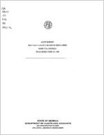 Audit report, Brantley County Board of Education, Nahunta, Georgia, year ended June 30, 1996