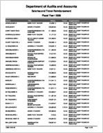 Brantley County Board of Education, Nahunta, Georgia, report on salary and travel for fiscal year ended June 30, 2008