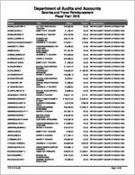 Bryan County Board of Education, Black Creek, Georgia, report on salary and travel for the fiscal year ended June 30, 2013