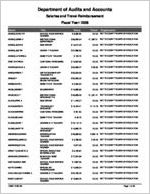 Butts County Board of Education, Jackson, Georgia, report on salary and travel, year ended June 30, 2008, June 30, 2007