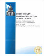 Butts County Board of Education, Jackson, Georgia, annual financial report for the fiscal year ended June 30, 2009 (including independent auditor's reports), June 30, 2009