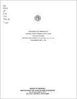 Supplementary information, Calhoun County Board of Education, Morgan, Georgia, summary and schedule of salaries and travel, year ended June 30, 1996