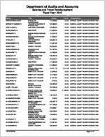 Carroll County Board of Education, Carrollton, Georgia, report on salary and travel for the fiscal year ended June 30, 2012