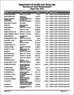 Carroll County Board of Education, Carrollton, Georgia, report on salary and travel for the fiscal year ended June 30, 2013
