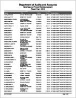 Catoosa County Board of Education, Ringgold, Georgia, report on salary and travel, year ended June 30, 2013