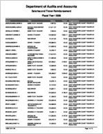 Chattahoochee County Board of Education, Cusseta, Georgia, report on salary and travel for the fiscal year ended June 30, 2008