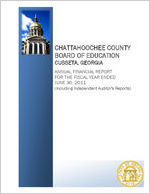 Chattahoochee County Board of Education, Cusseta, Georgia, annual financial report for the fiscal year ended June 30, 2011 (including independent auditors reports)