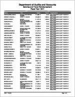 Chattahoochee County Board of Education, Cusseta, Georgia, report on salary and travel for the fiscal year ended June 30, 2011