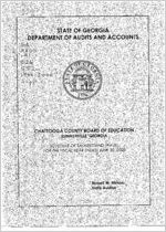 Chattooga County Board of Education, Summerville, Georgia, schedule of salaries and travel, year ended June 30, 2000