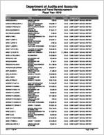 Cobb County School District report on salary and travel for the fiscal year ended June 30, 2010