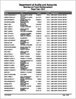 Cobb County School District report on salary and travel for the fiscal year ended June 30, 2012