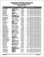 Coffee County Board of Education, Douglas, Georgia, report on salary and travel for the fiscal year ended June 30, 2011