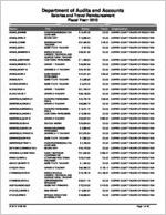 Coffee County Board of Education, Douglas, Georgia, report on salary and travel for the fiscal year ended June 30, 2013
