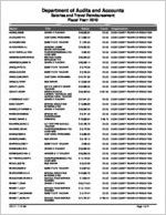 Cook County Board of Education, Adel, Georgia, report on salary and travel for the fiscal year ended June 30, 2010