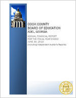 Cook County Board of Education, Adel, Georgia, annual financial report for the fiscal year ended June 30, 2013 (including independent auditor's reports)