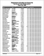 Coweta County Board of Education, Newnan, Georgia, report on salary and travel for the fiscal year ended June 30, 2009