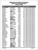 Crisp County Board of Education, Cordele, Georgia, report on salary and travel for the fiscal year ended June 30, 2009