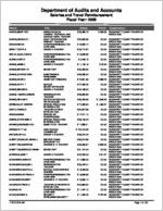 Dougherty County Board of Education, Albany, Georgia, report on salary and travel, for the fiscal year ended June 30, 2009