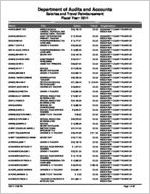 Dougherty County Board of Education, Albany, Georgia, report on salary and travel, for the fiscal year ended June 30, 2011